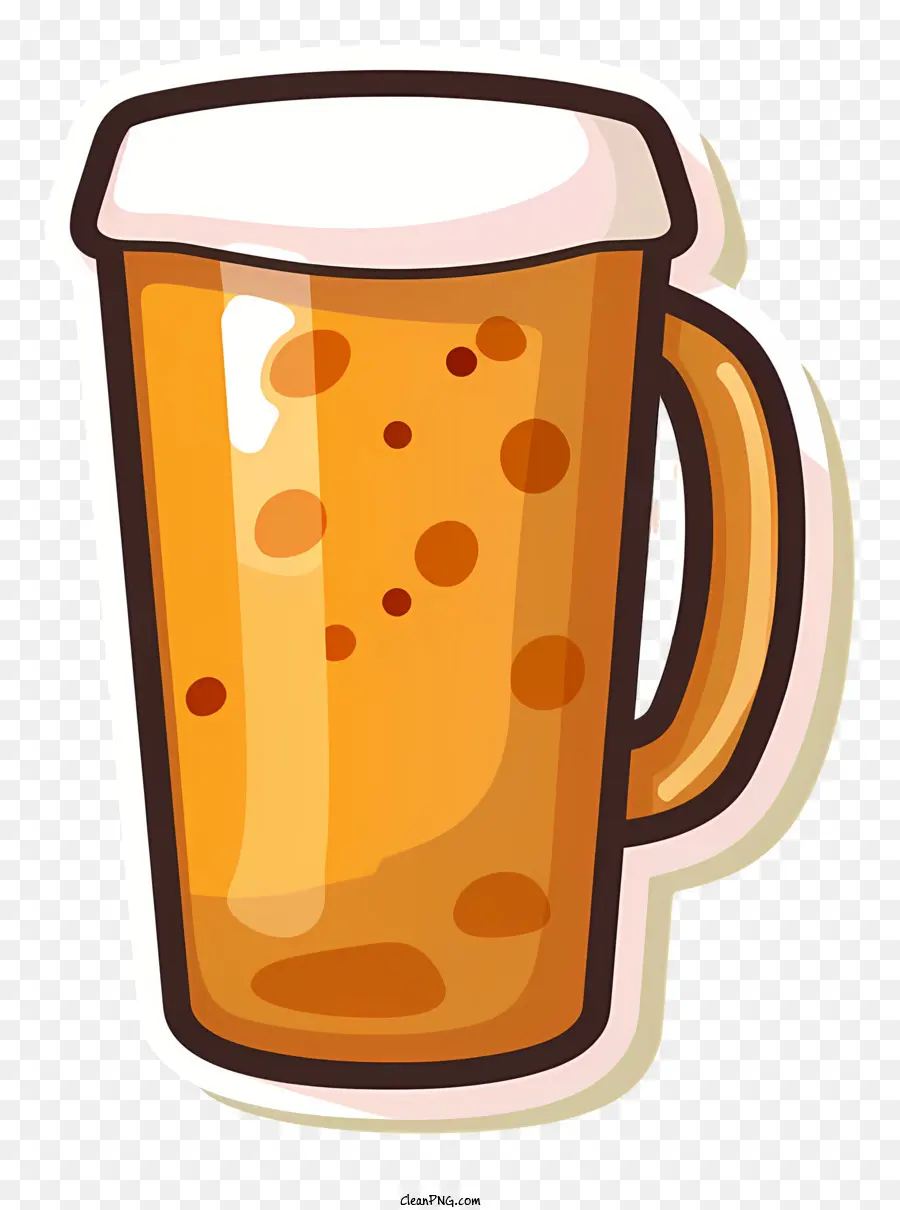 Jarro De Cristal，La Cerveza PNG