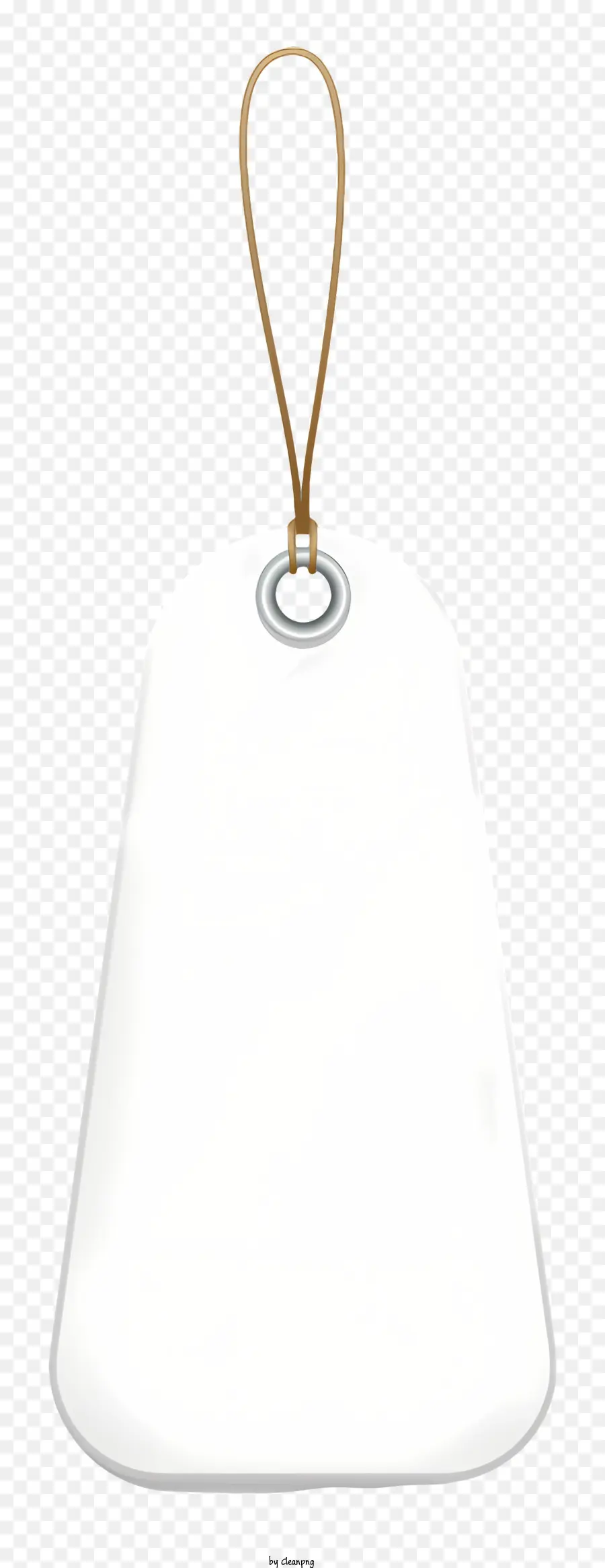 Blanco De La Etiqueta，Cordón Marrón PNG