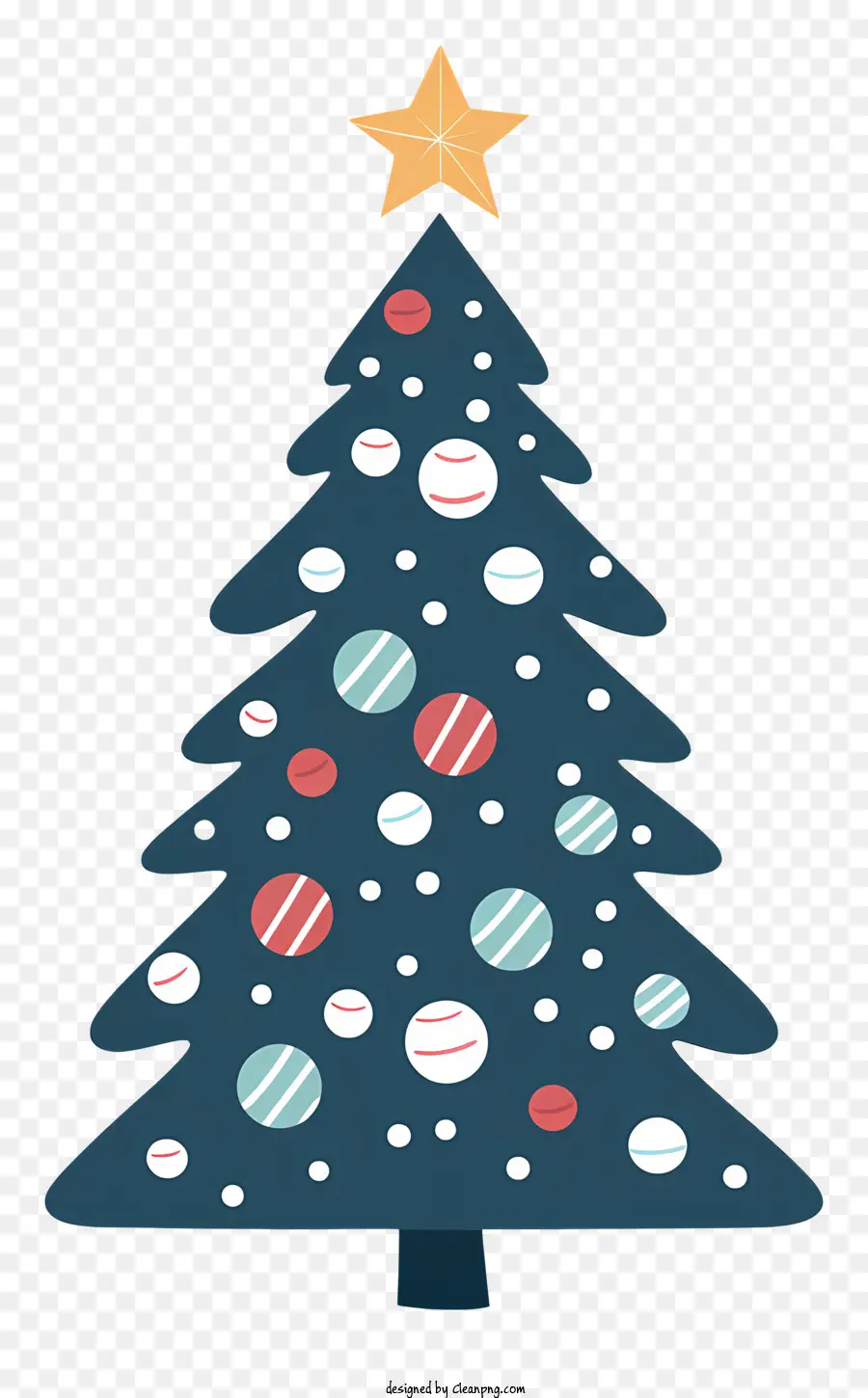 árbol De Navidad，Azul Y Blanco PNG