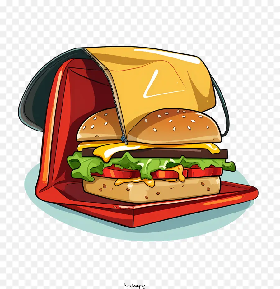 Bolsa De Entrega De Alimentos，Burger PNG