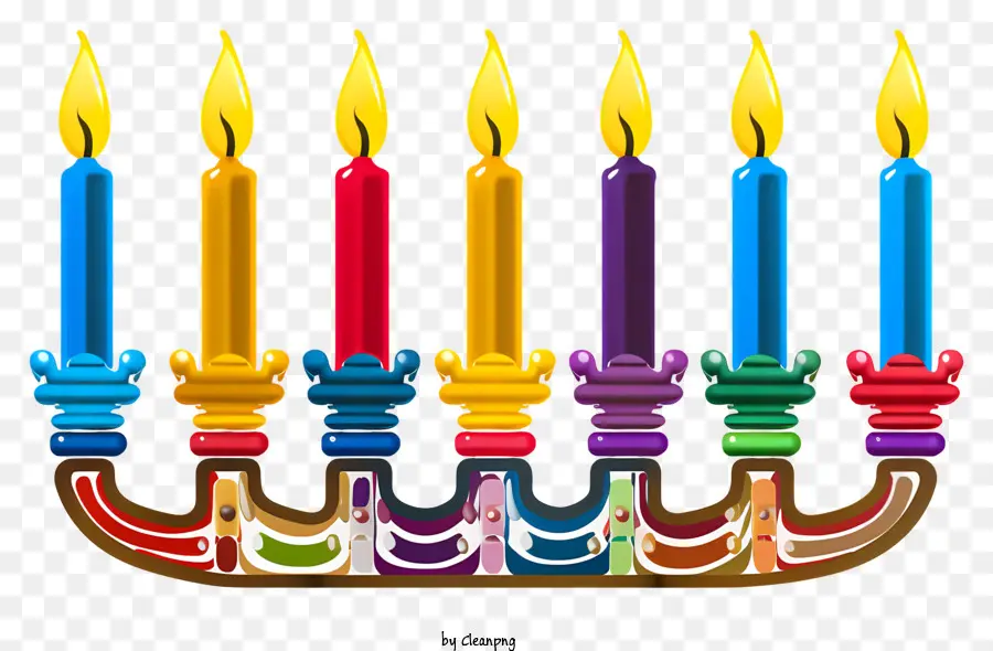 Menorá De Januca，Festival De Hanukkah PNG