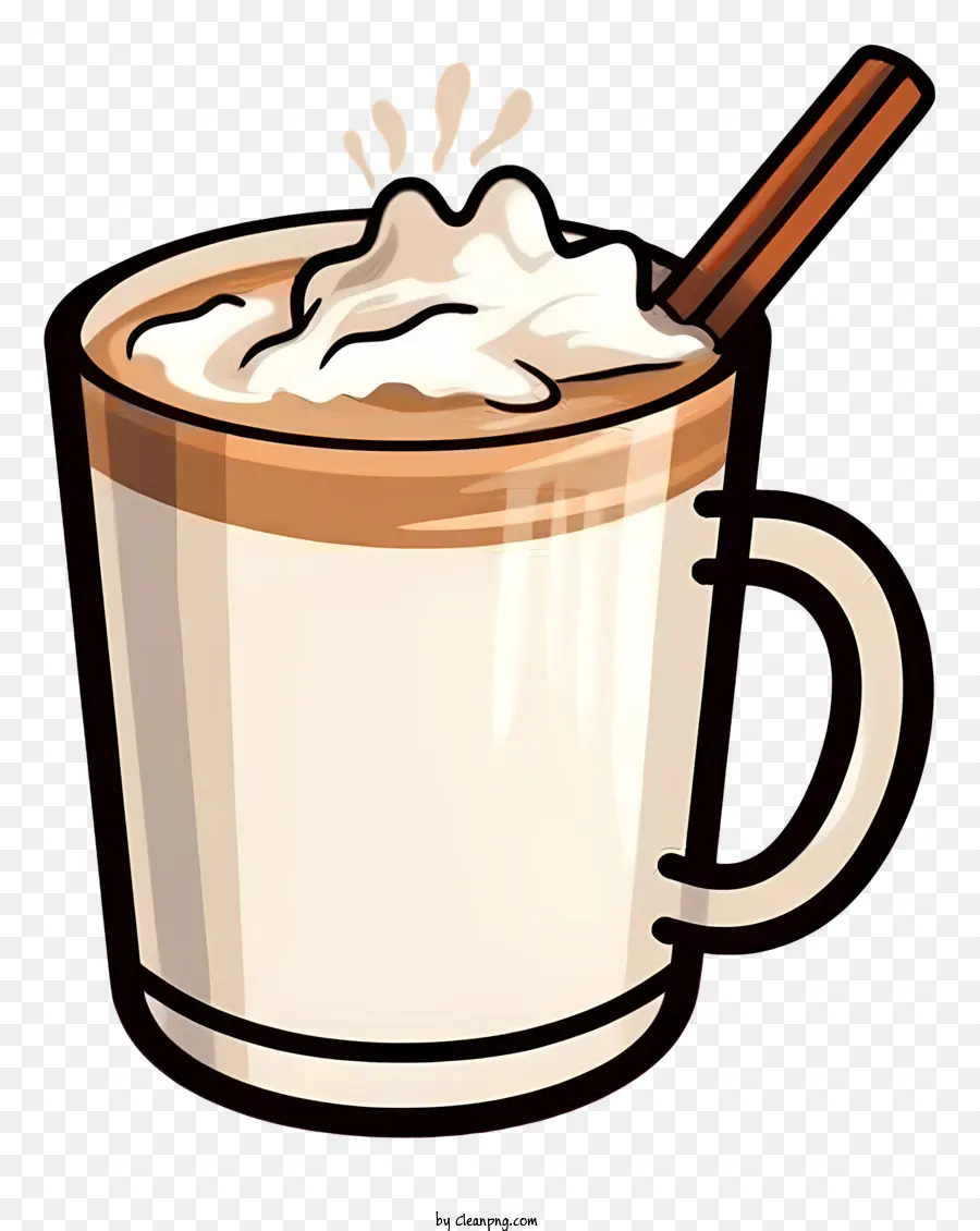 De Dibujos Animados De La Taza，Blanco Taza PNG