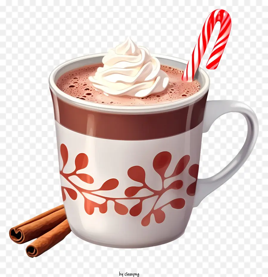 Chocolate Caliente，Crema Batida PNG