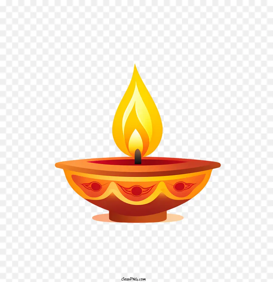 Lámpara De Diwali，Lámpara De Aceite PNG