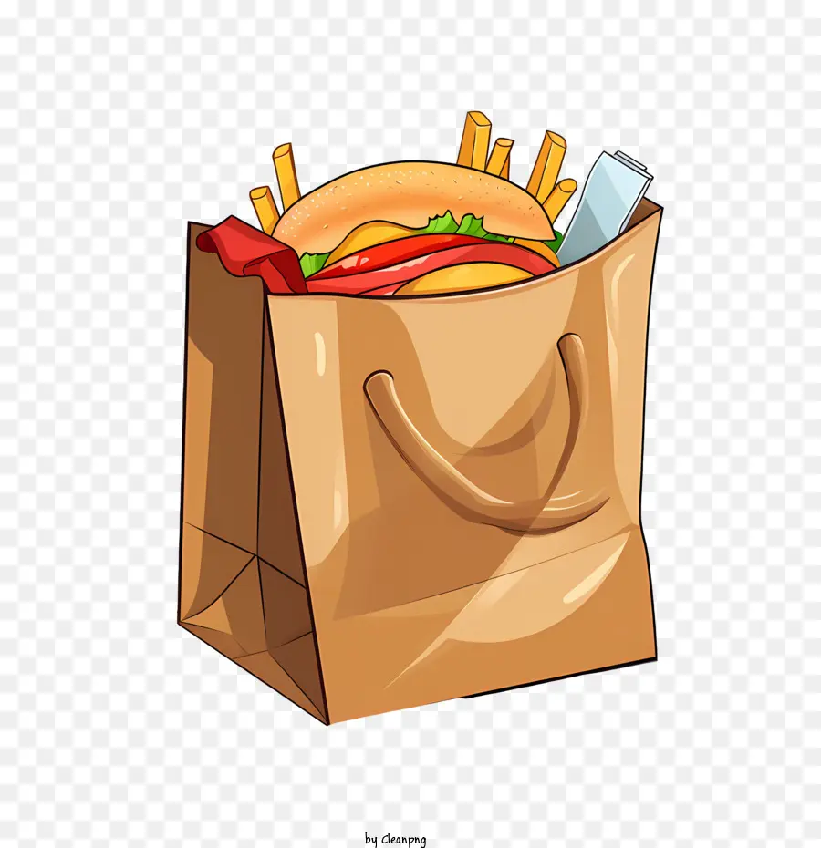 Bolsa De Entrega De Alimentos，Pan PNG