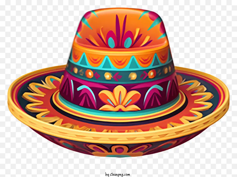 Colorido Sombrero，Decorativos Sombrero PNG