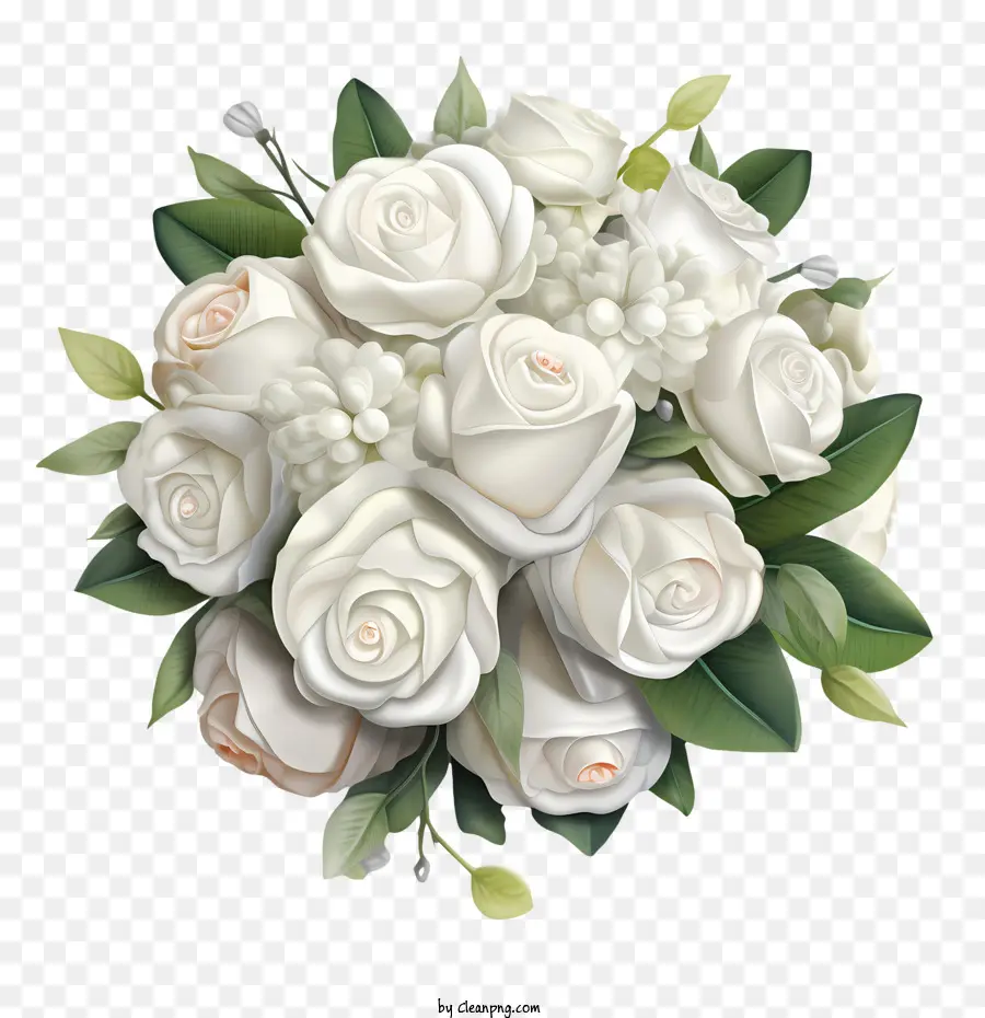 Flor De Rosa Blanca，Las Rosas Blancas PNG