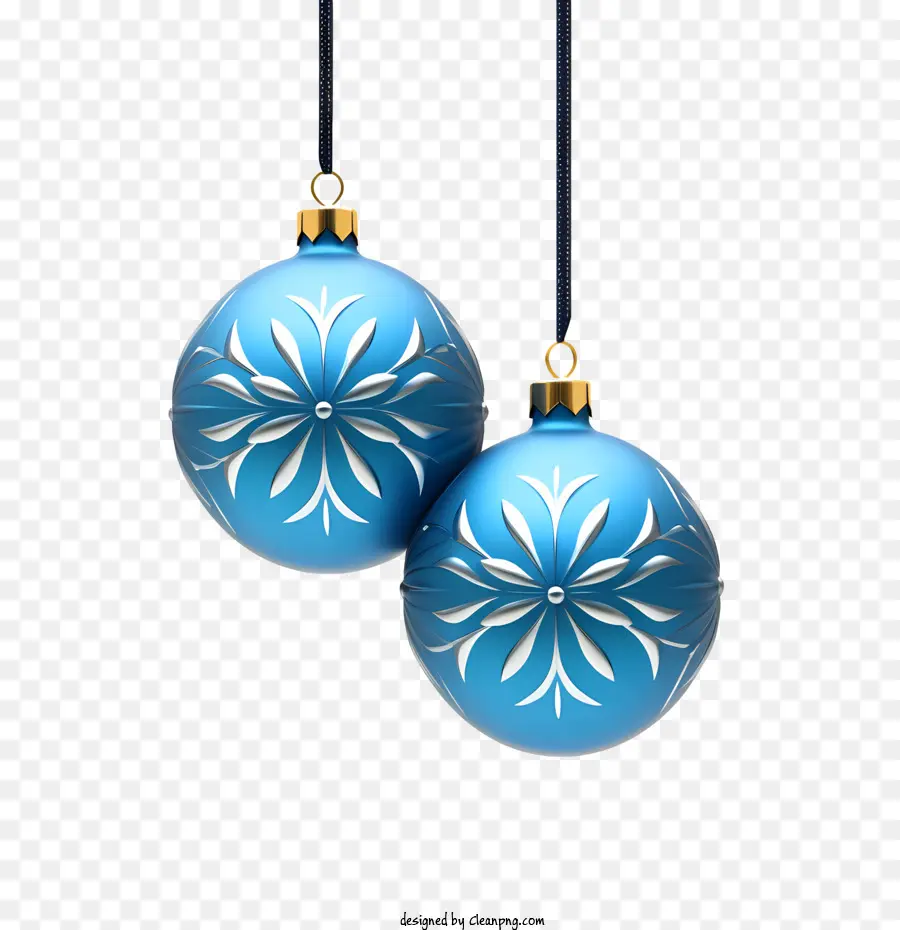 Bola De Navidad，Adornos Azules PNG