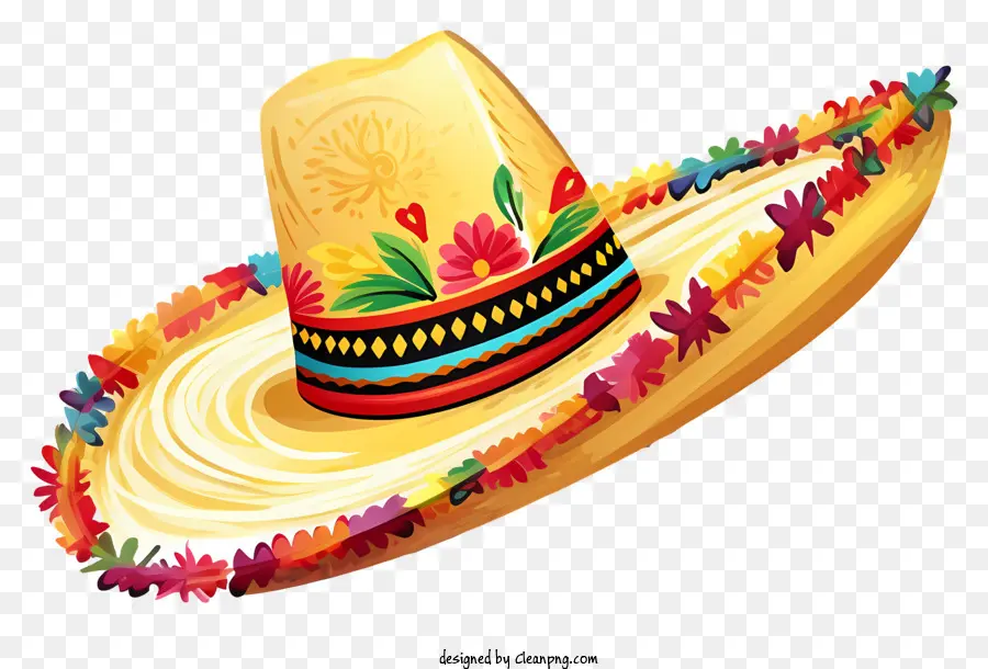 Sombrero Mexicano，Colorido Sombrero PNG