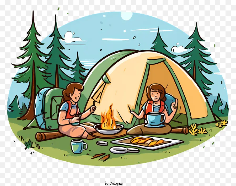 Camping，Actividades Al Aire Libre PNG