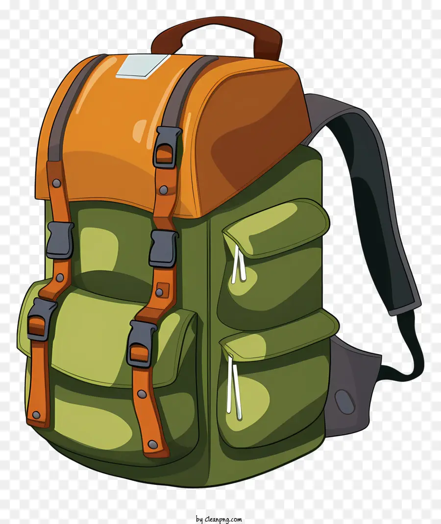 Mochila Con Compartimentos，Mochila PNG