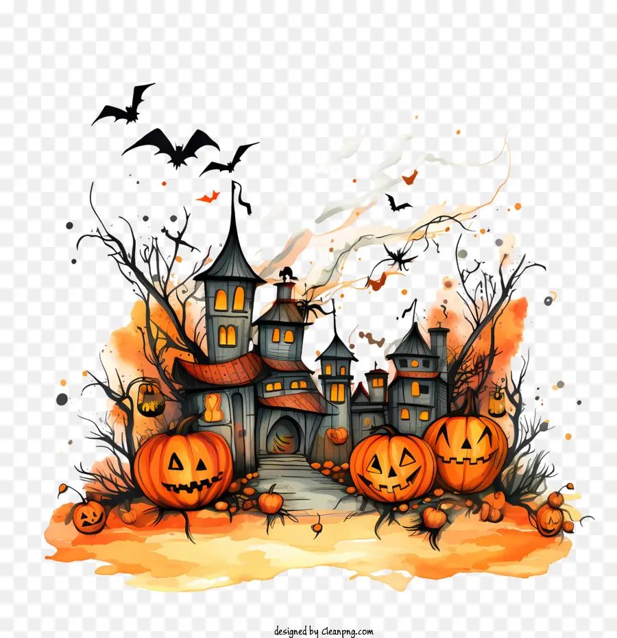 Fiesta De Halloween，Haunted Mansion PNG