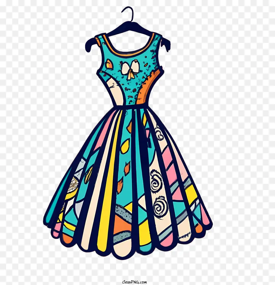 Vestido De Dibujos Animados，Vestido PNG