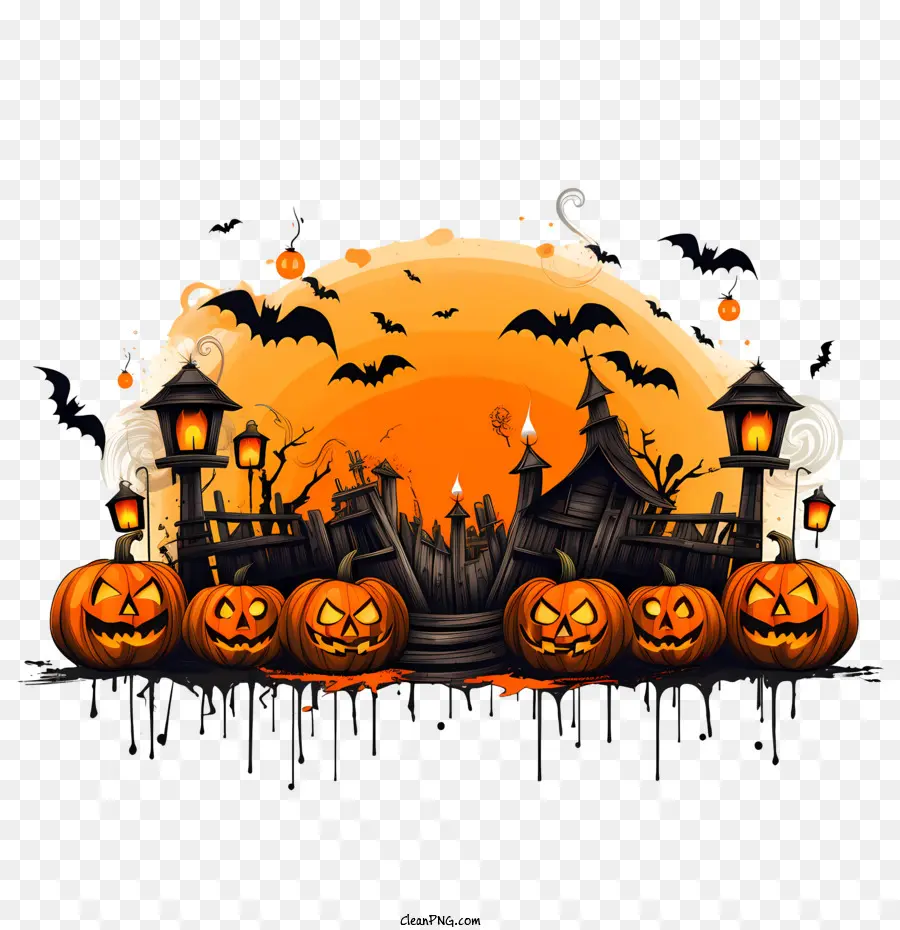 Fiesta De Halloween，La Imagen Muestra Una Oscuridad PNG