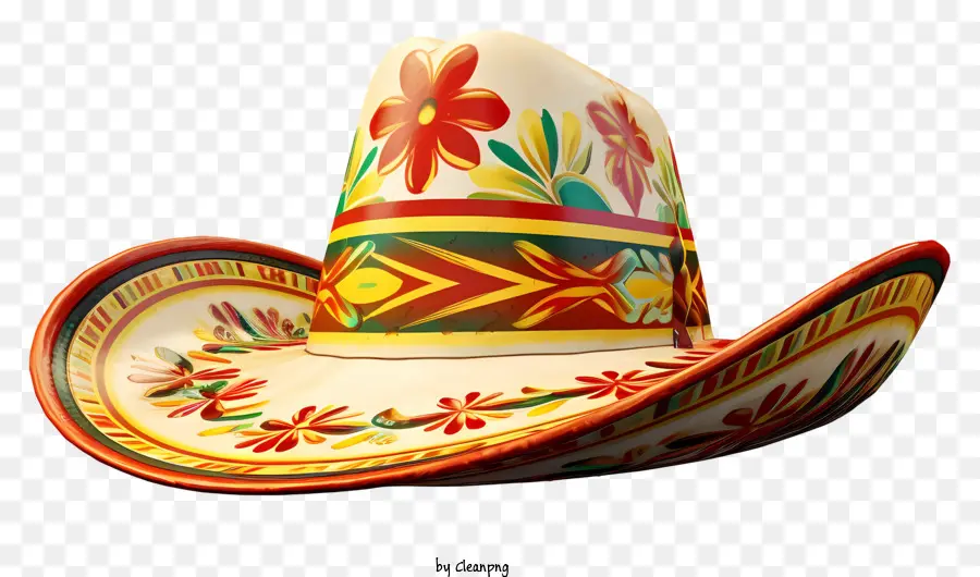 Sombrero Mexicano，Sombrero Decorativo PNG