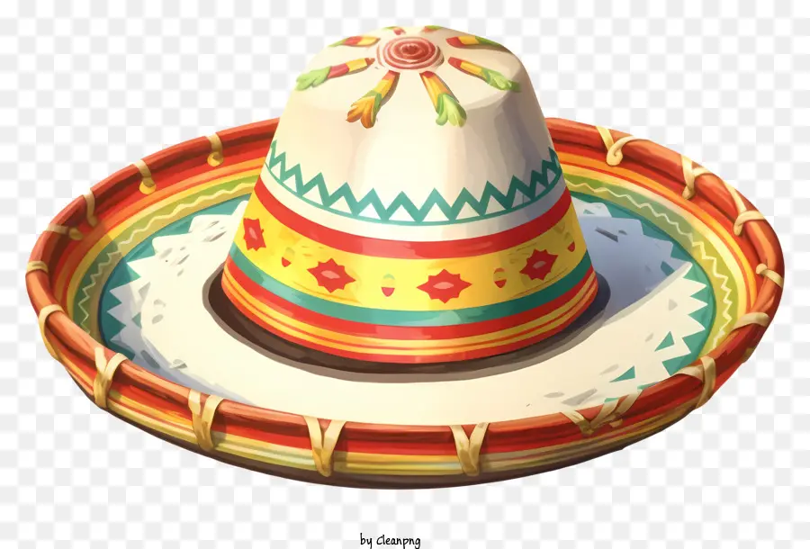 Sombrero Mexicano，Sombrero Colorido PNG