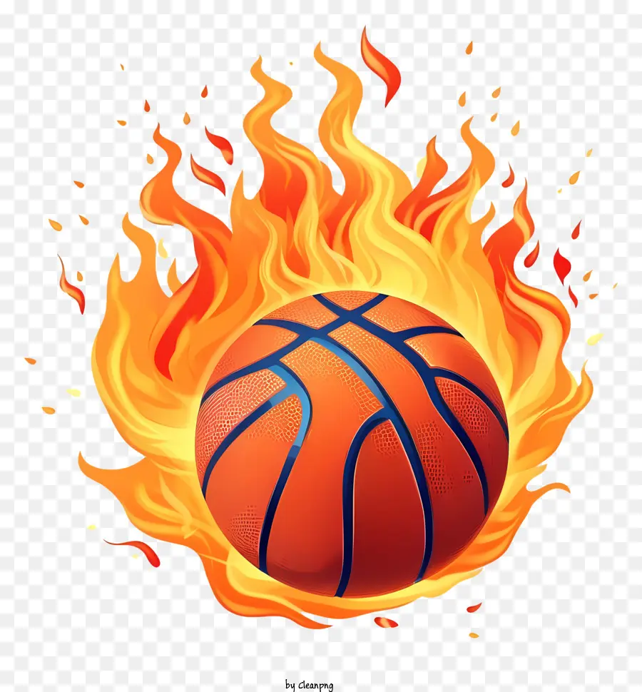 Baloncesto De Fuego，Baloncesto En El Fuego PNG