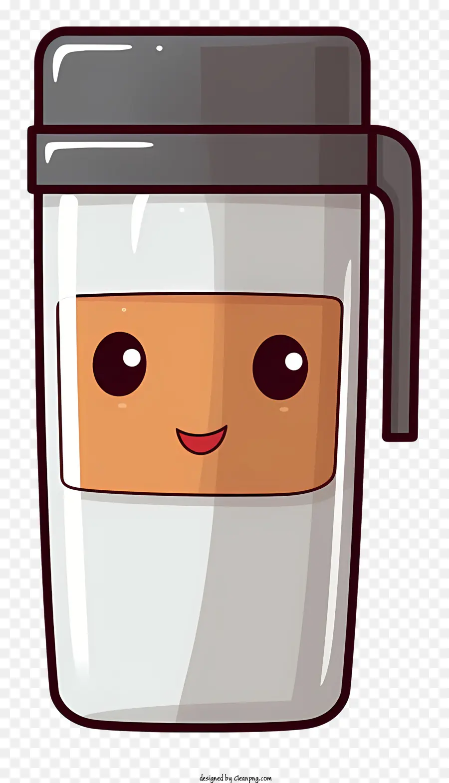 Coffee Taza，Cara De Dibujos Animados PNG