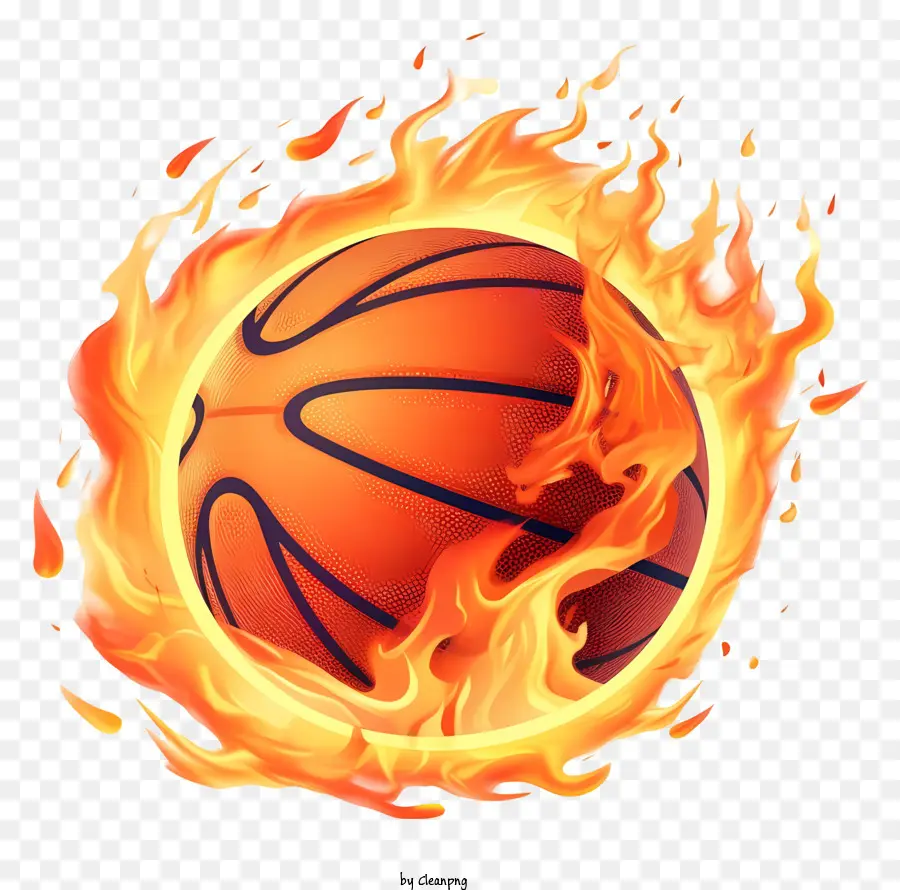 Baloncesto，Fiery PNG