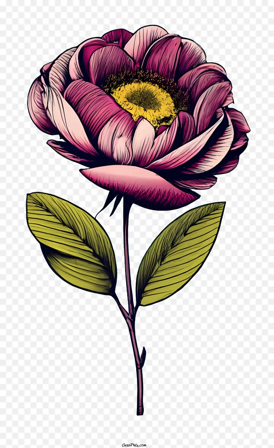 Vintage Rose，Flor Rosa PNG