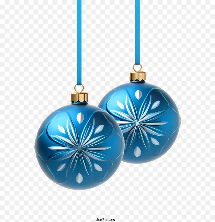 Bola De Navidad，Azul PNG