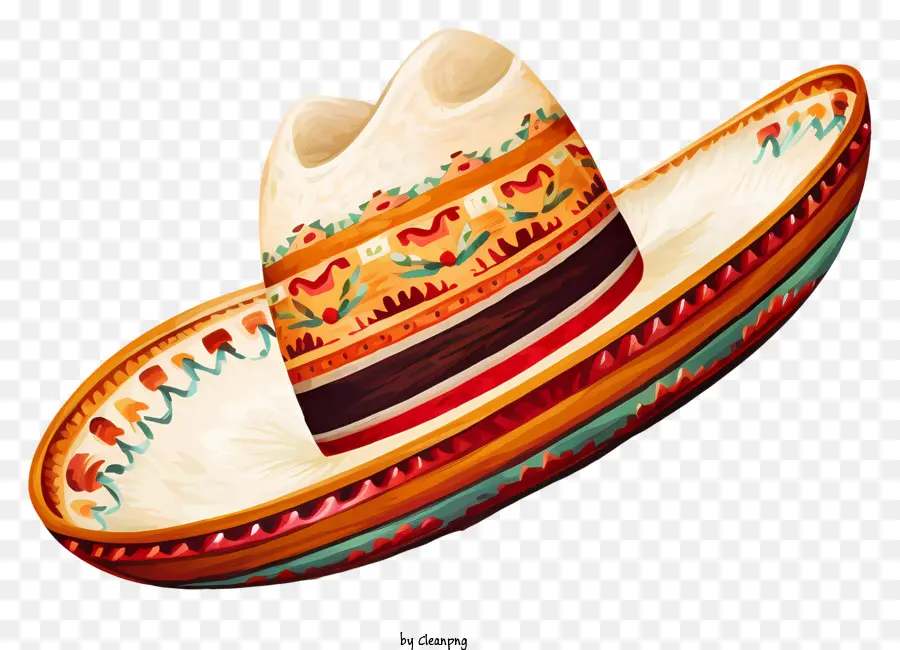 Sombrero Mexicano，Ropa Festiva PNG