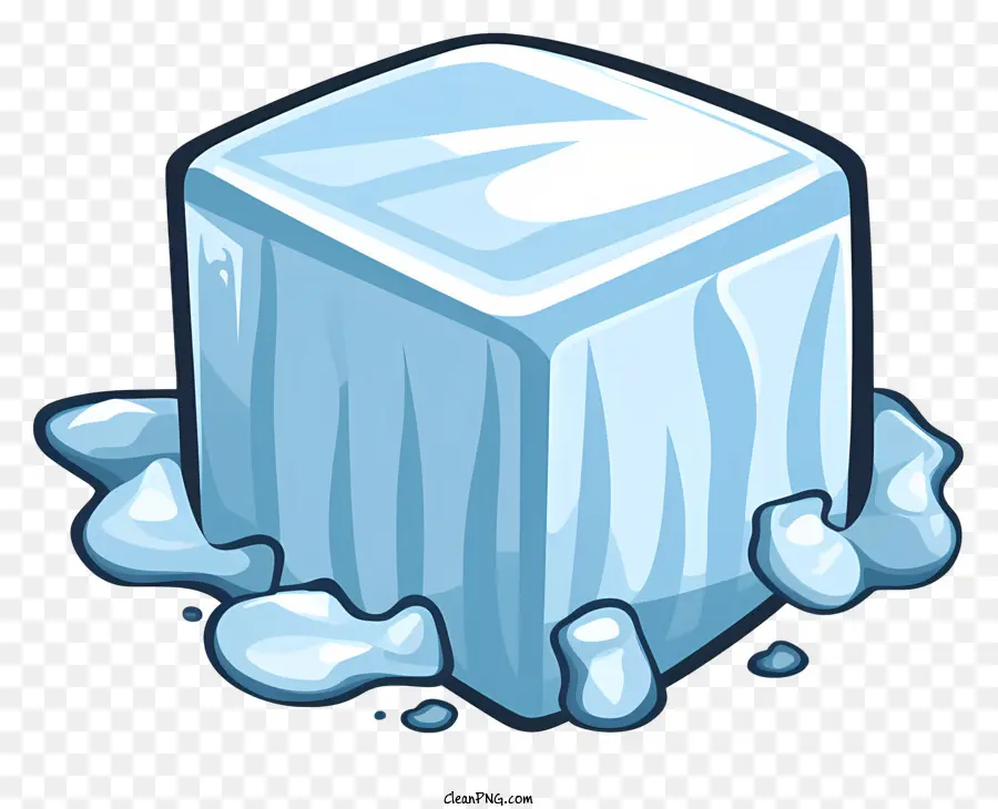 Cubo De Hielo，Hielo Transparente PNG