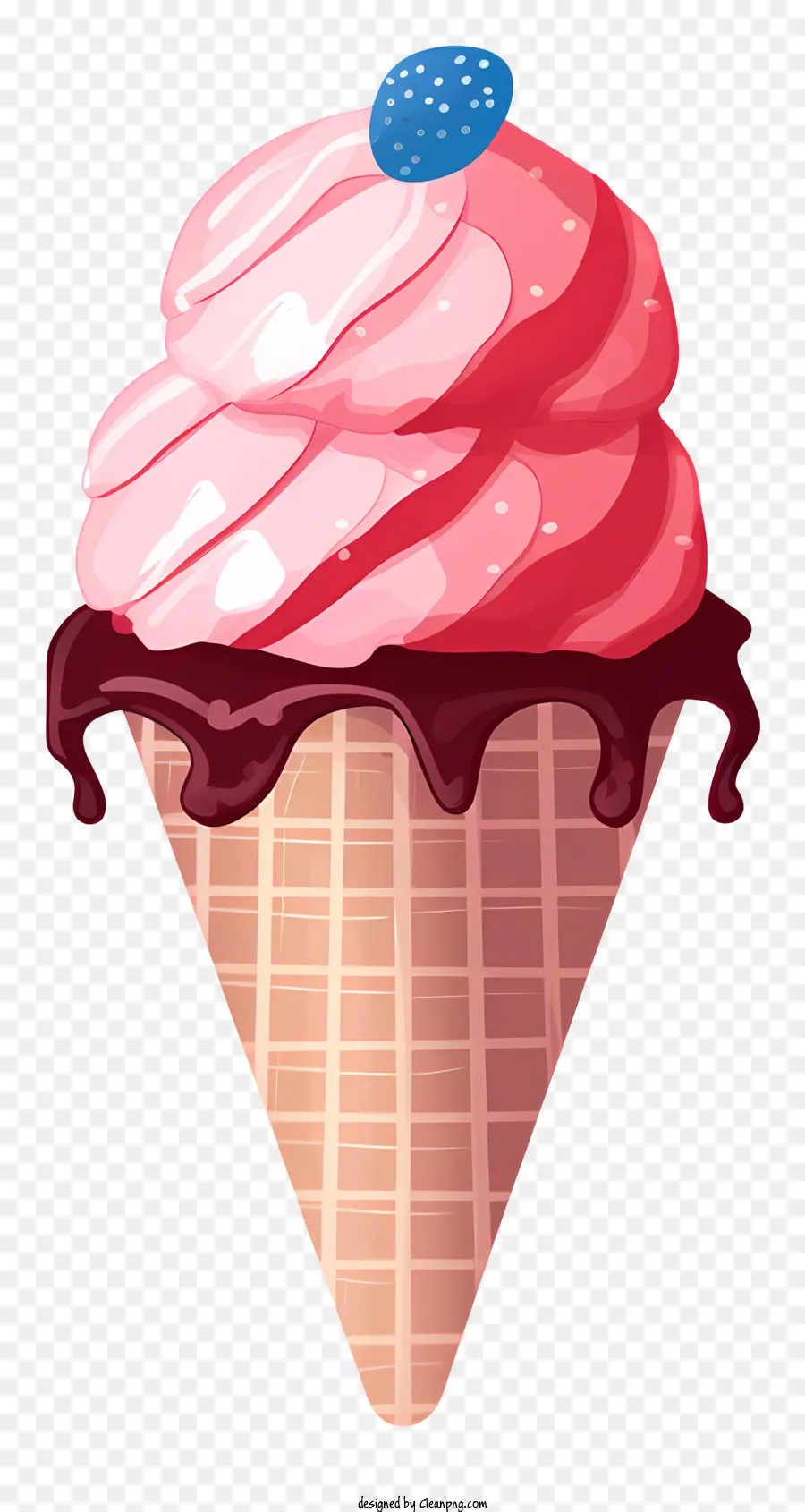 Rosa Helado，Cono De Helado PNG