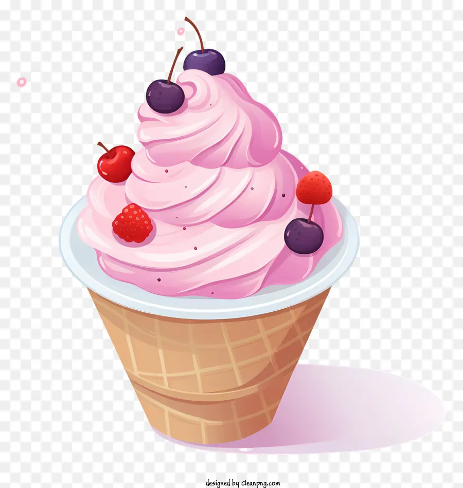 Cono De Helado，Helado PNG