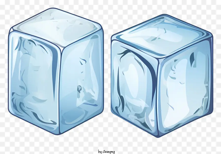 Los Cubos De Hielo，Cubo De Hielo Grabado PNG