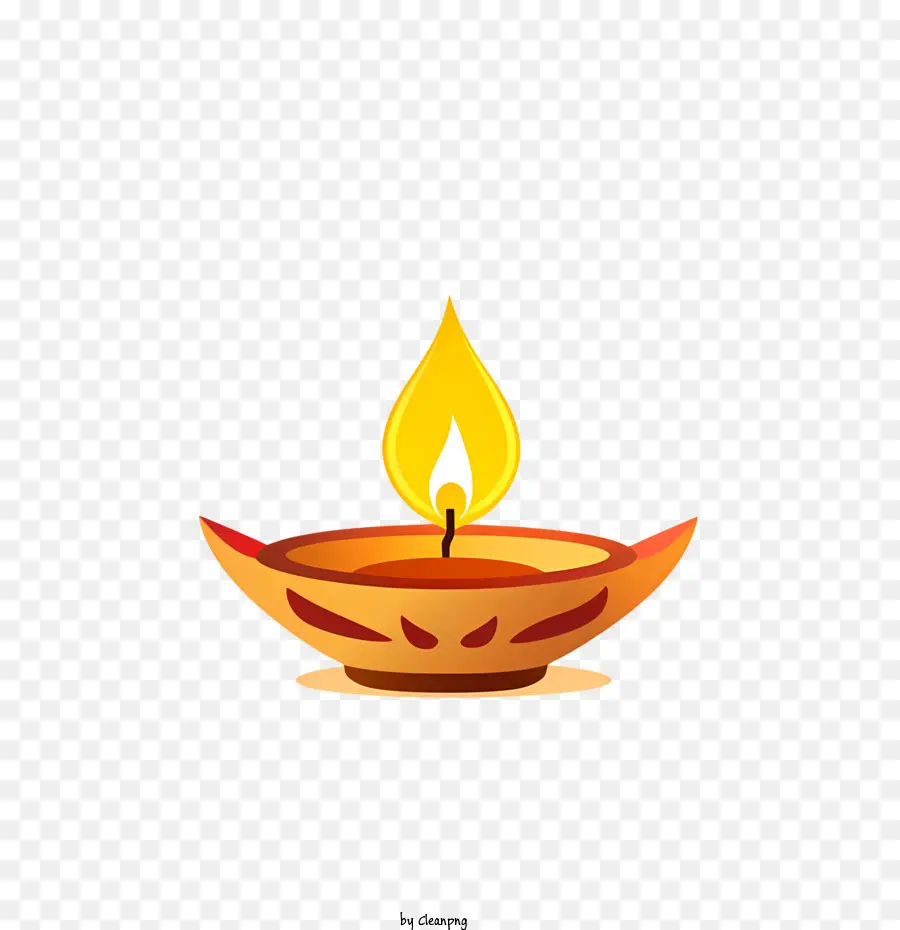 Lámpara De Diwali，Lámpara De Aceite PNG