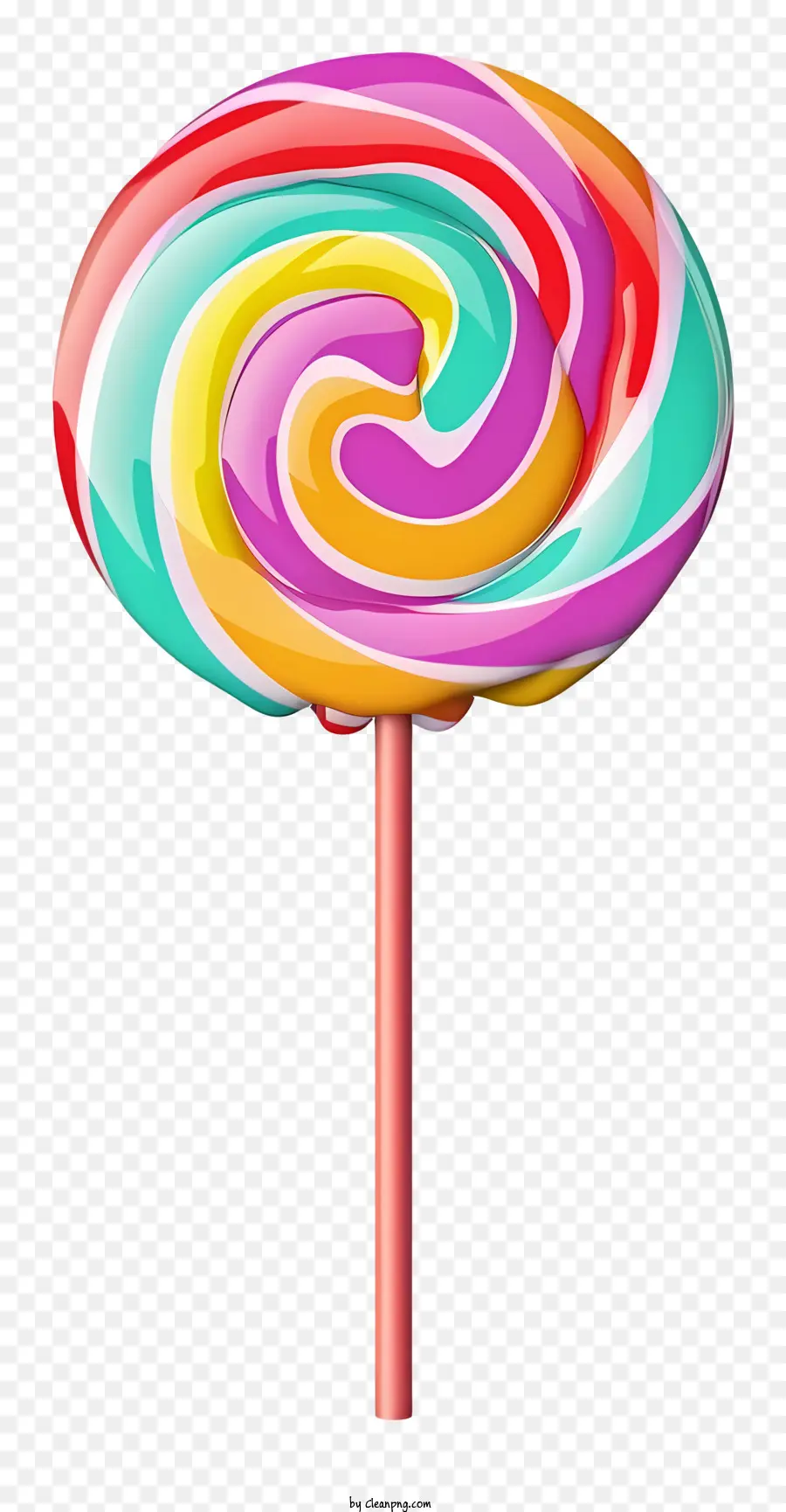 Piruleta Multicolor，Espiral Lollipop PNG