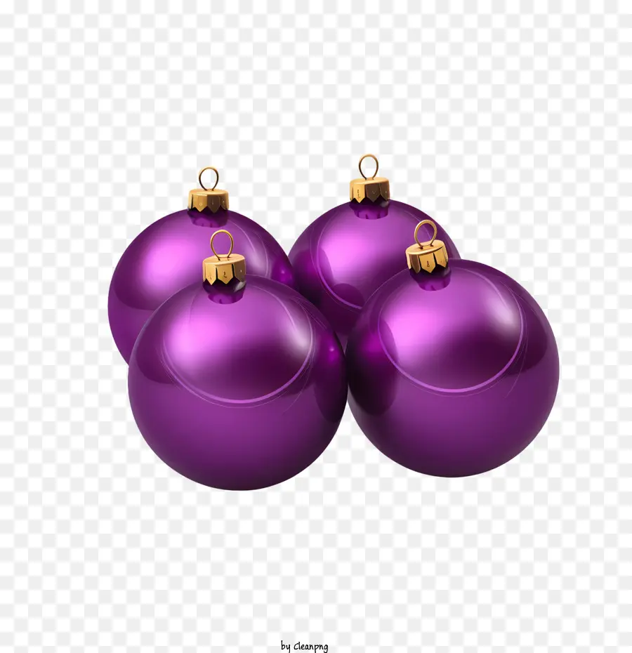 Bola De Navidad，Morado PNG