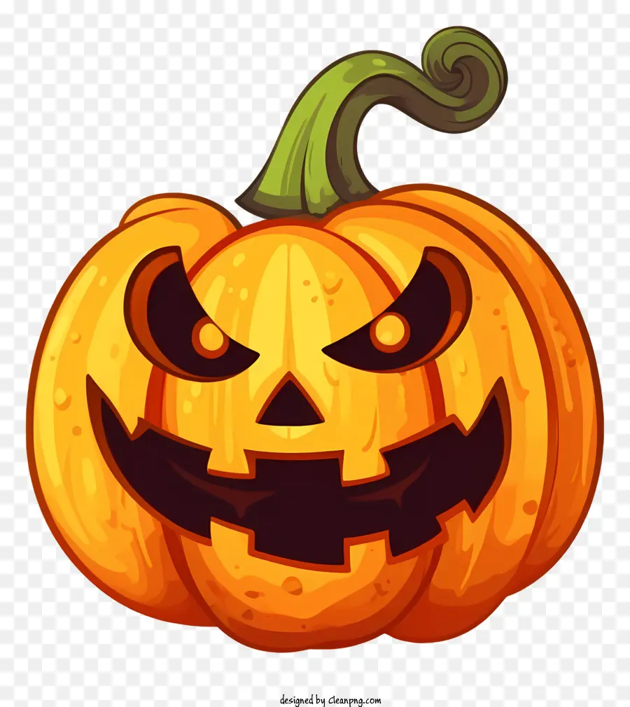 Jack O'lantern，La Cara De Miedo PNG