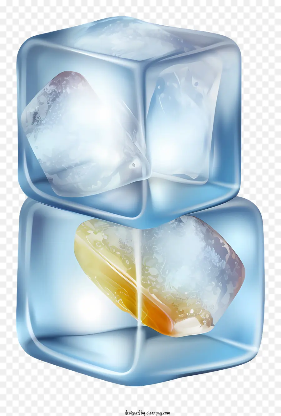 Los Cubos De Hielo，Esquinas Astilladas PNG