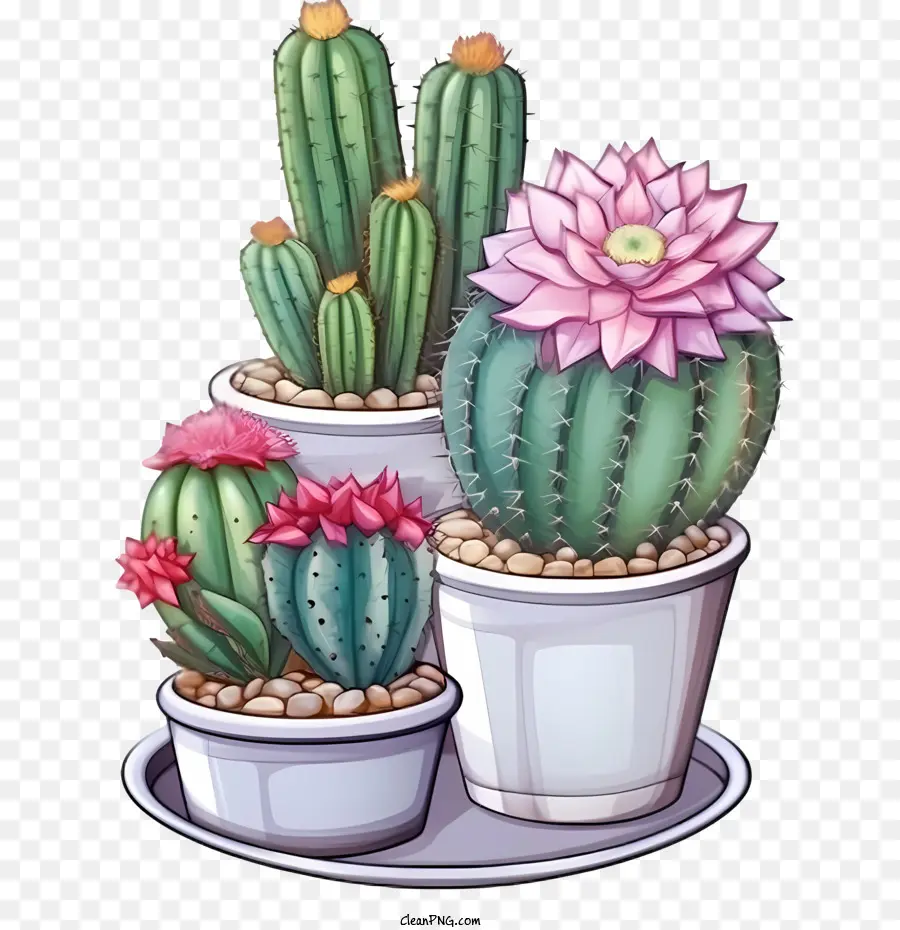 Cactus，Planta En Maceta PNG