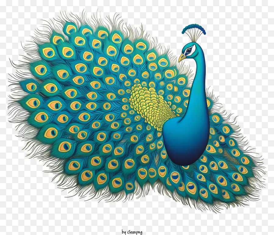 Pavo Real，Plumas De La Cola PNG