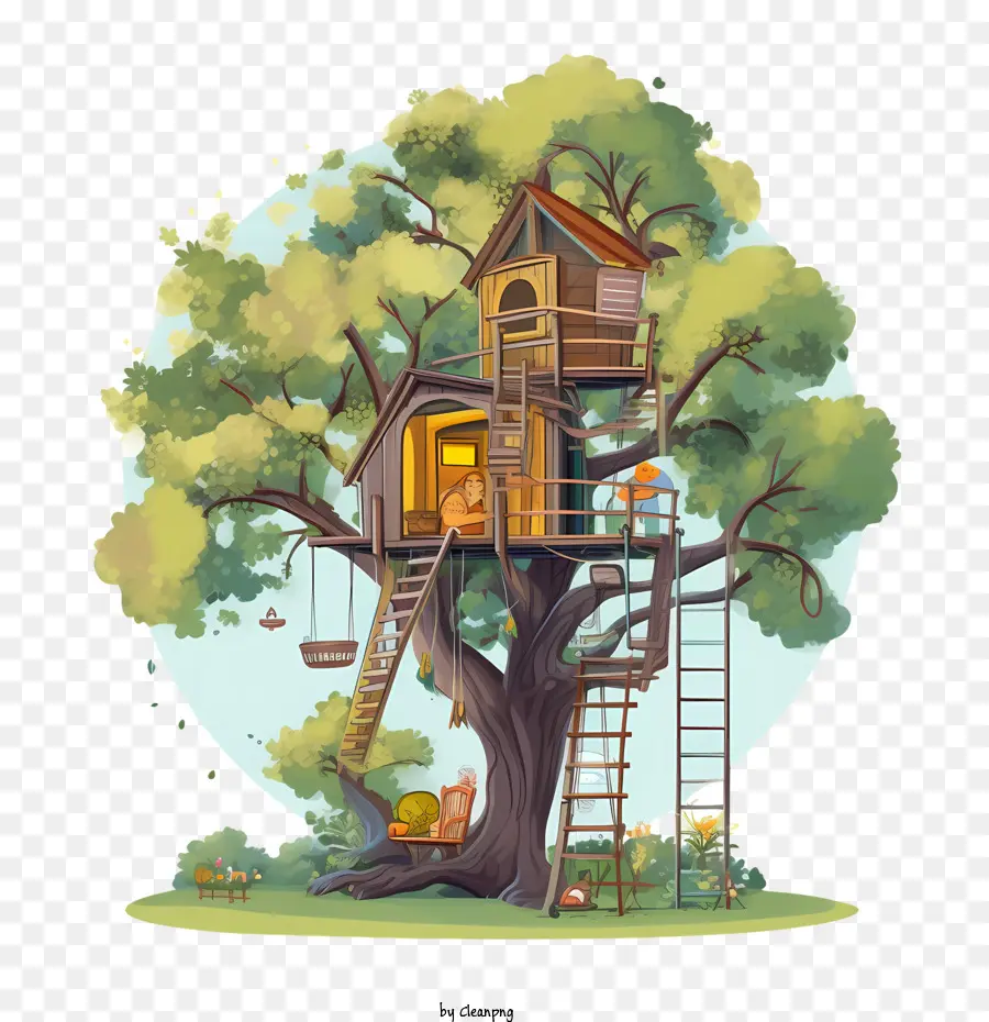 La Casa Del árbol，La Casa En El árbol PNG