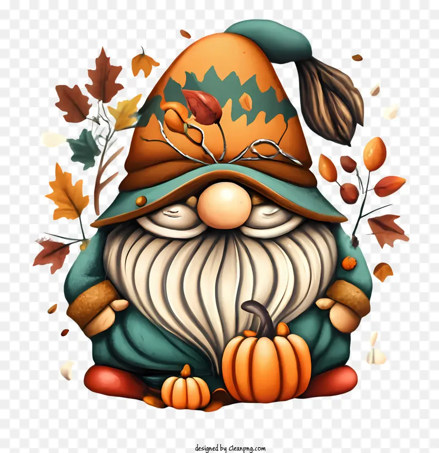 Gnomo De Otoño，Gnome PNG