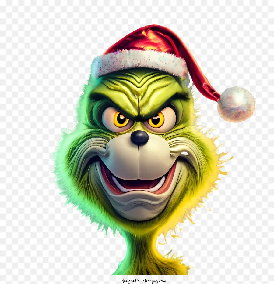 Grinch De Navidad，Sonrisa PNG