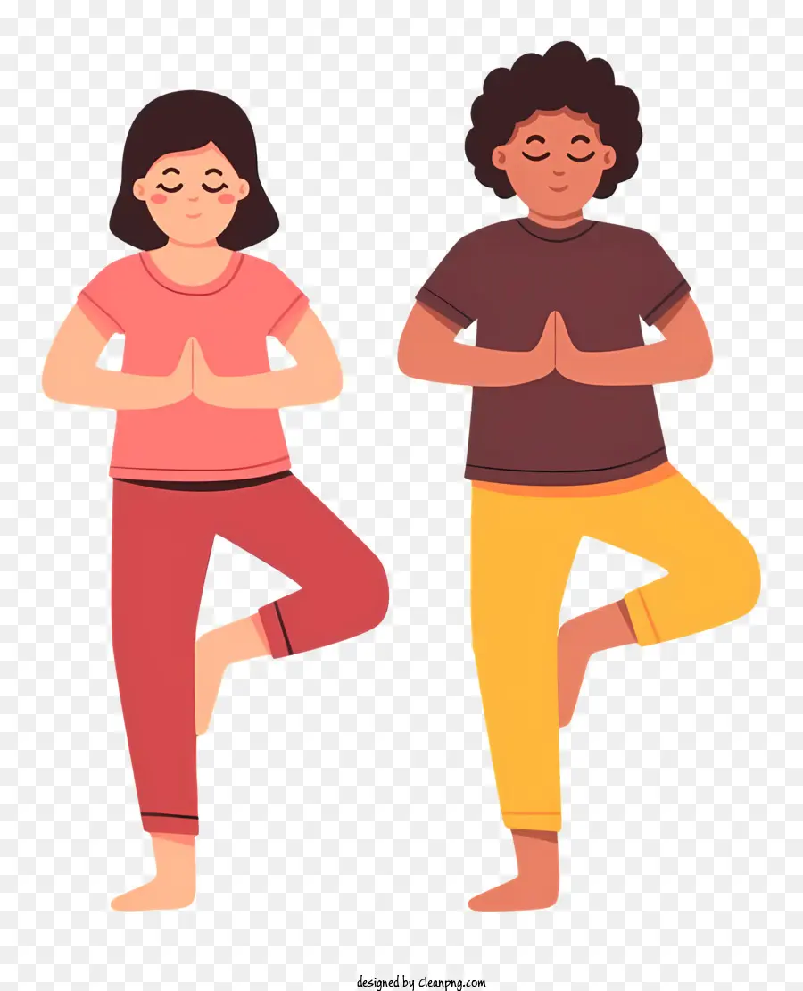 Postura De Yoga，Manos En Oración PNG