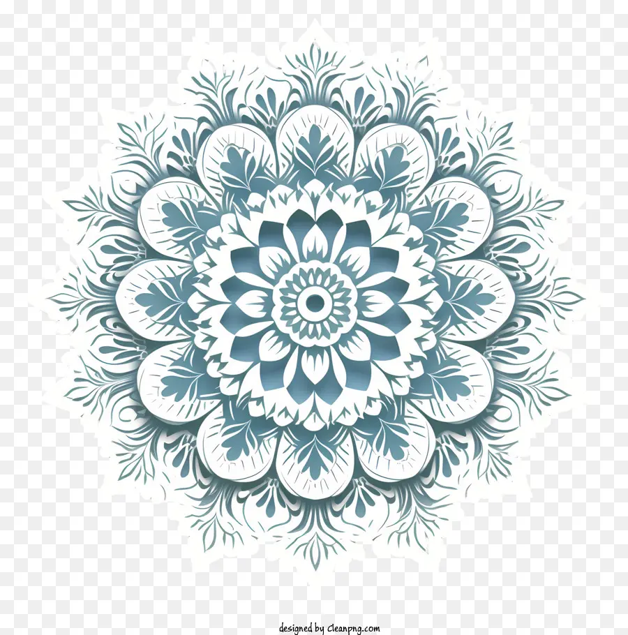 Flores Blancas，Flores De Color Azul PNG