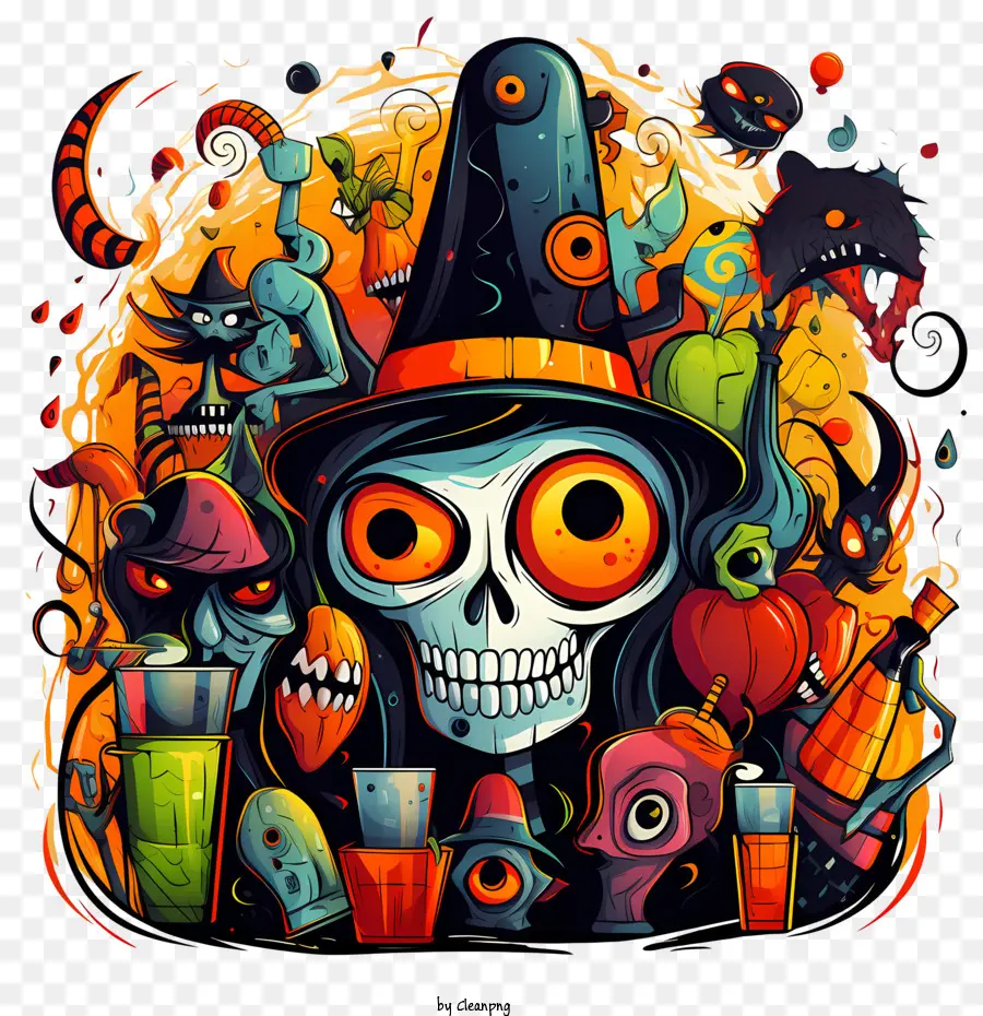 Fiesta De Halloween，Bruja PNG