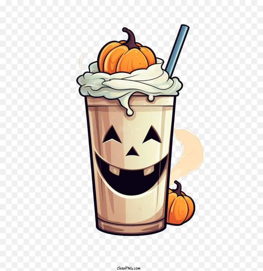 Batido De Halloween，Feliz Halloween PNG