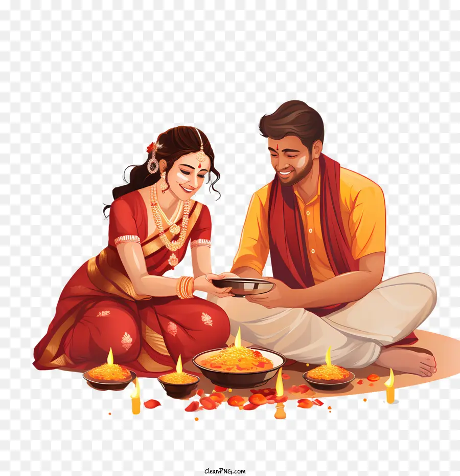 Bhai Dooj，Pareja PNG