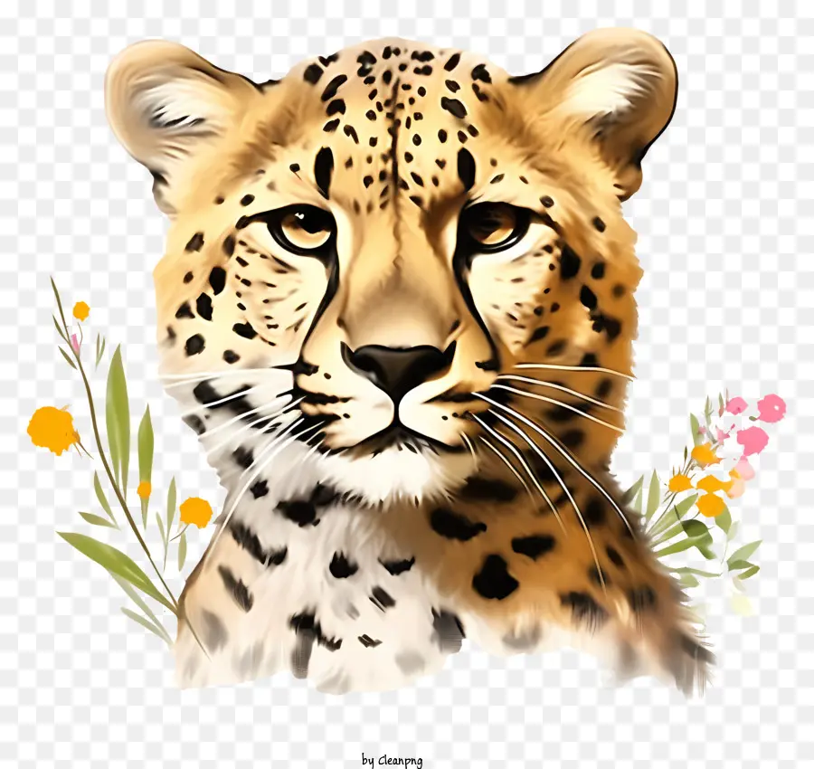Leopardo，Leopardo Sonriente PNG