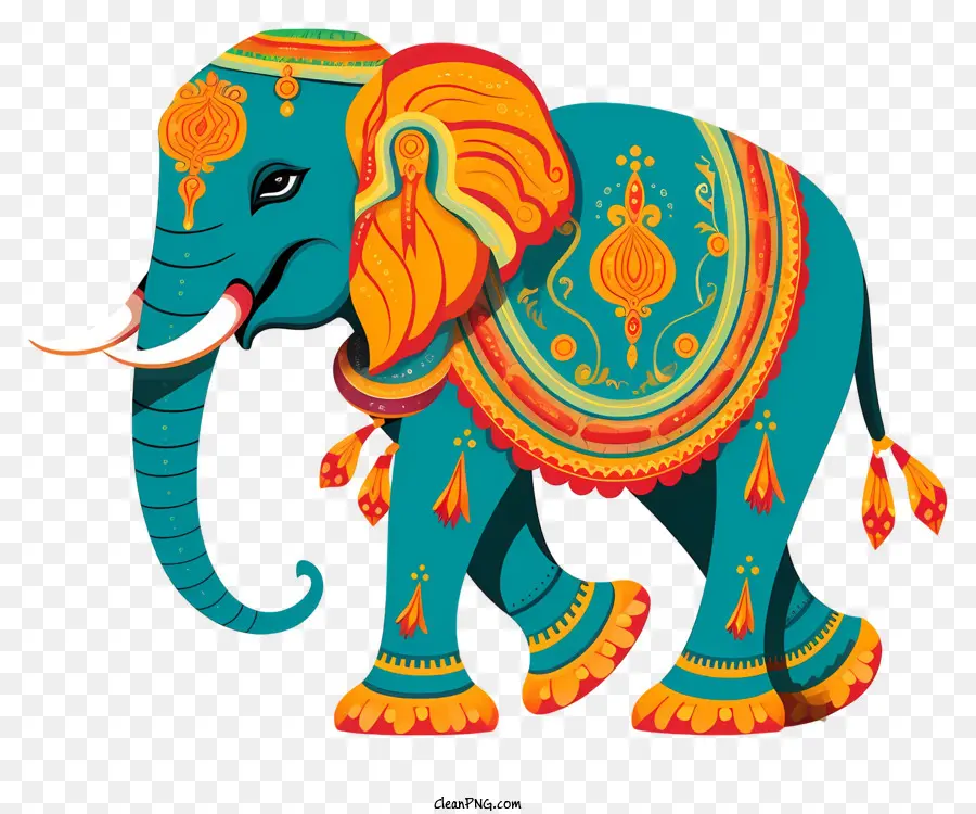 Elefante Tradicional，Elefante Indio PNG