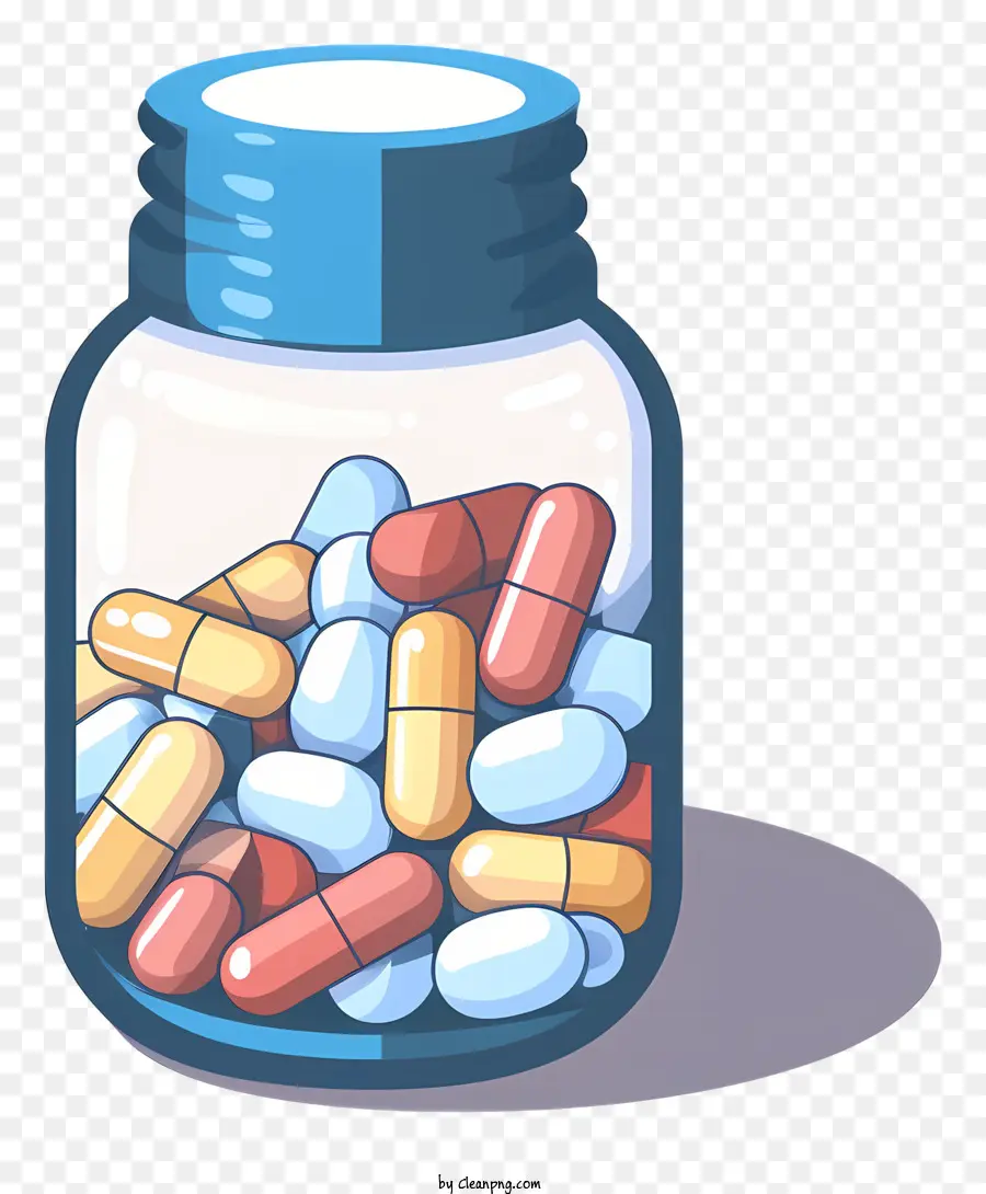 Pastillas，Frasco De Vidrio PNG