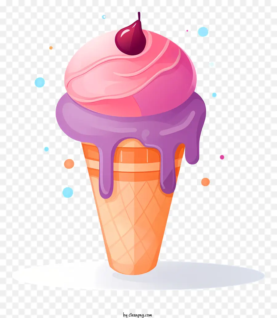 Render 3d，Cono De Helado PNG