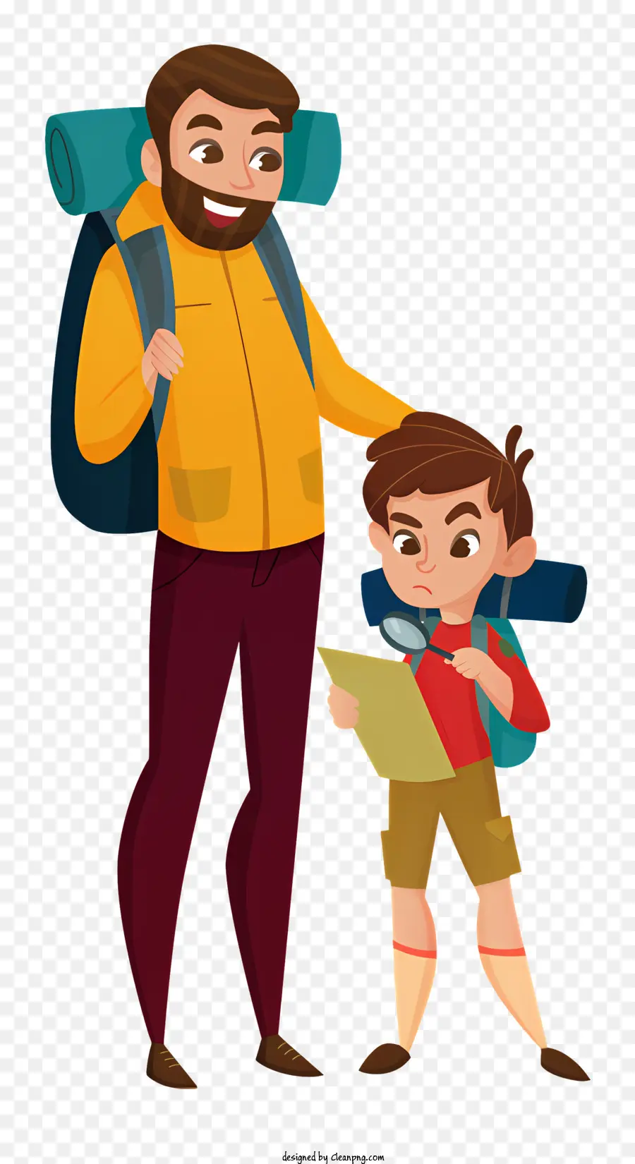 Padre E Hijo，Padre E Hijo Caminando PNG